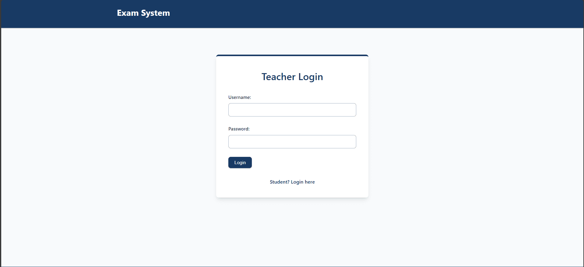 Local Coding Exam System
